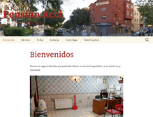 Tablet Screenshot of pensionacci.com